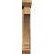 Ekena Millwork Imperial Slat Smooth Bracket w/ Offset Brace, Western Red Cedar, 5 1/2"W x 30"D x 34"H BKT0604X30X34IMP06SWR - alternate 4